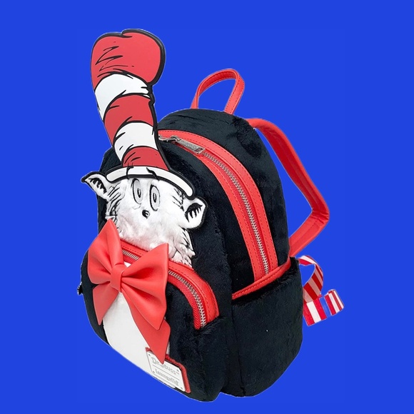 Loungefly Dr. Seuss Cat in the Hat Cosplay Mini‎ Backpack main image 4
